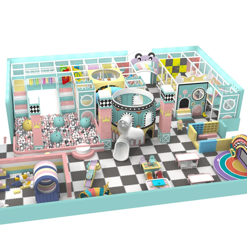 

Customized, large indoor naughty castle children's playground EPP playground equipment