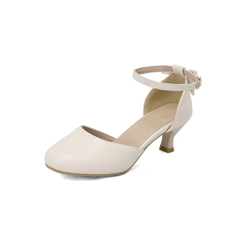 Sommer freies Schiff süße Schmetterlings knoten Prinzessin Sandalen Schnallen Abdeckung Absatz 5cm hochhackige Teil Frauen Schuhe weiß beige rosa