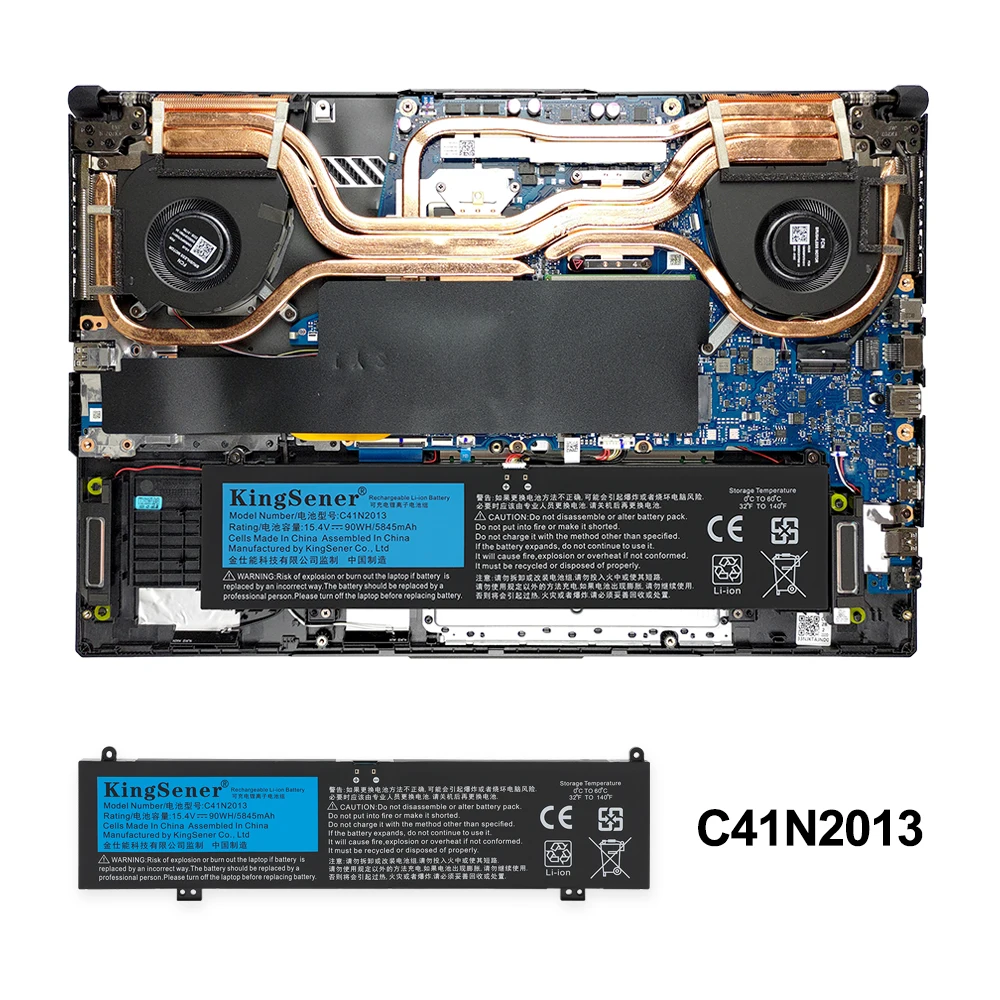 KingSener 90W C41N2013 C41N2013-1 Laptop-Akku für ASUS ROG Strix G513 G513IM G713 G713IM G713QM Rog G533 G533QM G533QR G733ZM – Detail 6