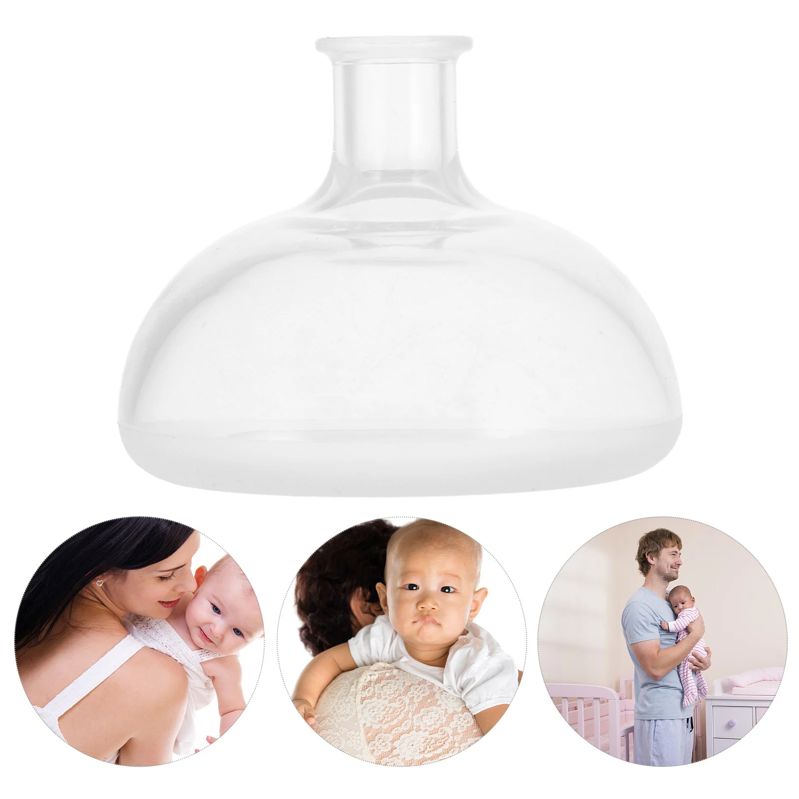 

Nursing Sputum Cup Percussion Transparent Silicone Cups Baby Patients Chest Palm Mucus Clear Removal Tool Handheld