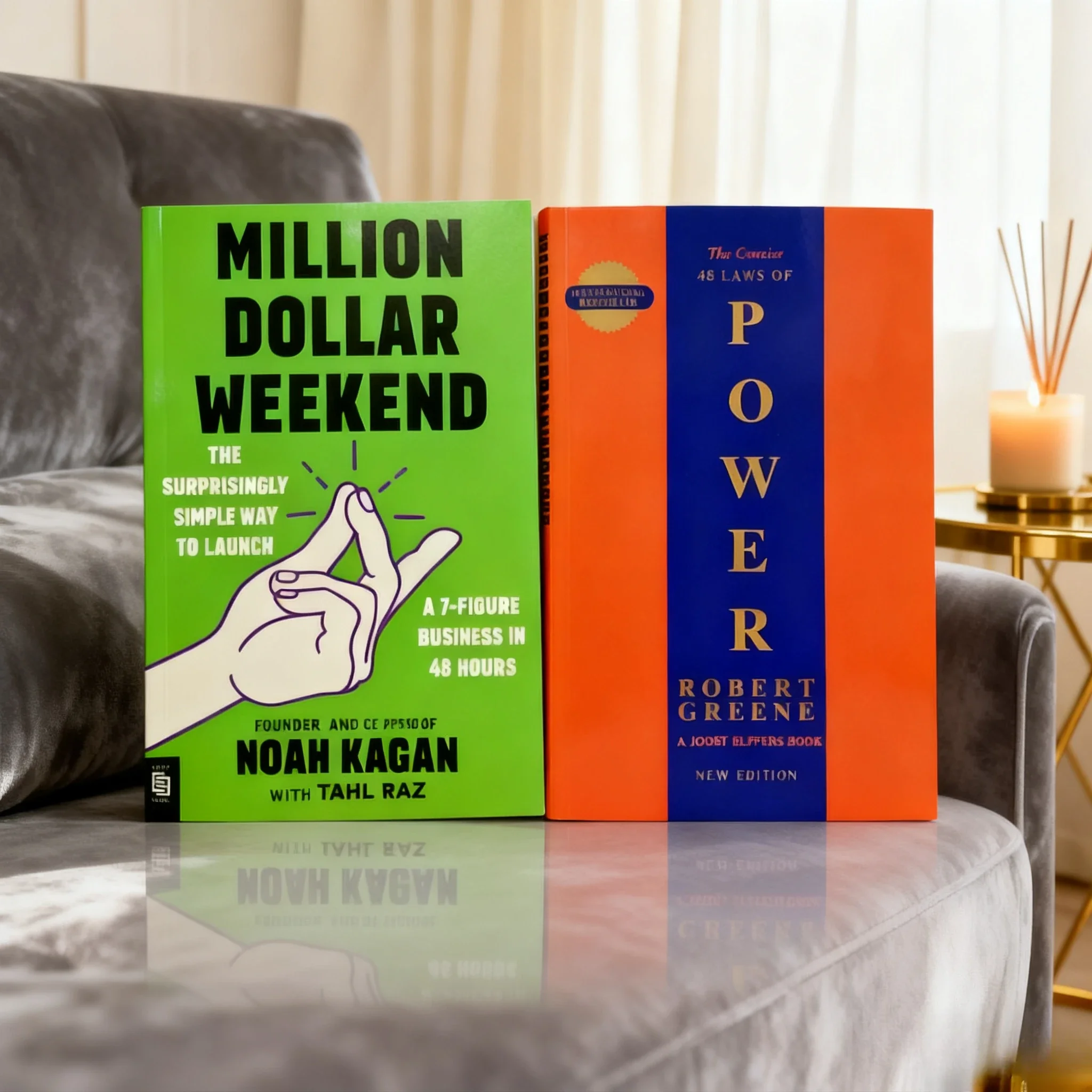 

《The Concise 48 Laws Of Power》+《Million Dollar Weekend》The core law of power game Build a multi-million dollar value business
