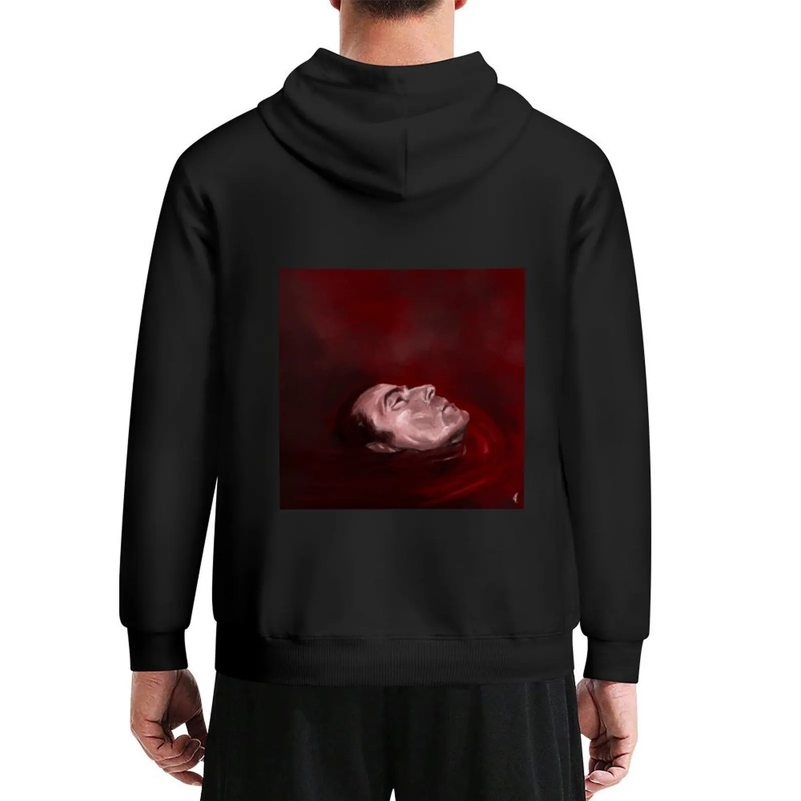 

Dracula floating in blood (Claes Bang) Hoodie autumn jacket men men's sweat-shirt autumn anime clothing mens hoodie