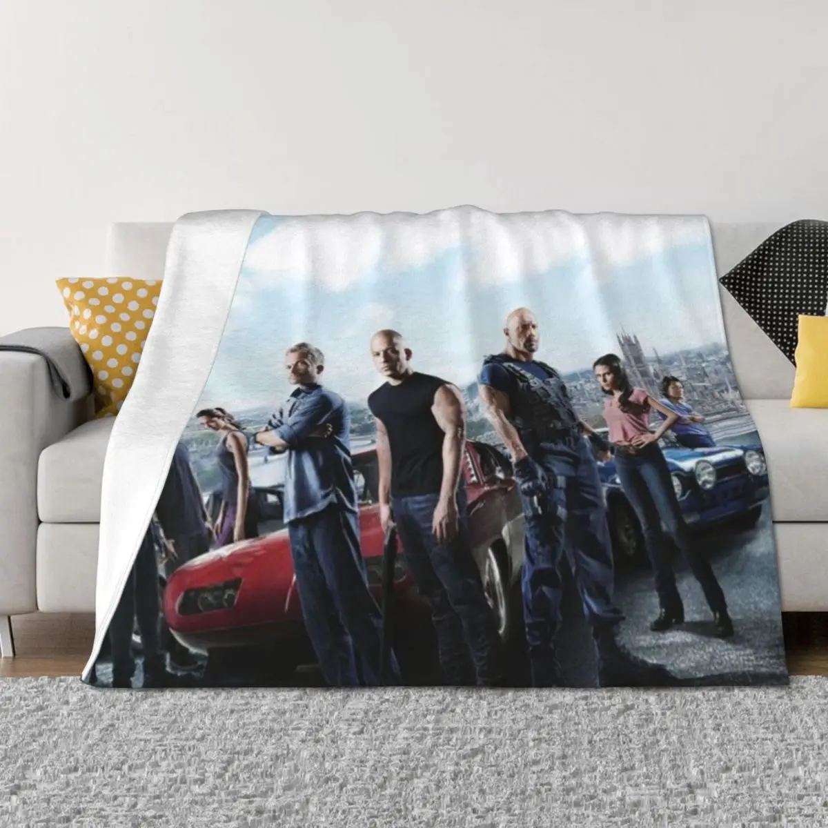 

fast and furious Throw Blanket christmas gifts for sofa Custom Luxury Brand Blankets