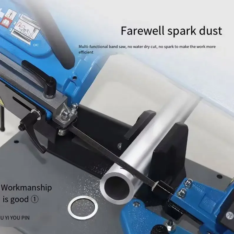 Portable  Band Sawwith  Variable Speed Handheld Portable Automatic Multi-purpose Cutting Saw Horizontal Saw Cutting Machine