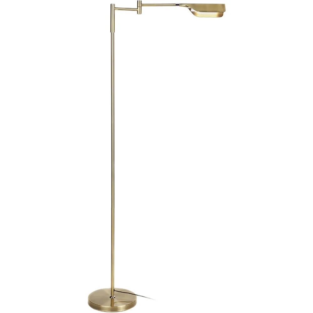 Leaf Pharmacy LED Reading Lamp, Dimmable Floor Lamp with Easy Rotation over Chair or Desk for Living Rooms & Offices