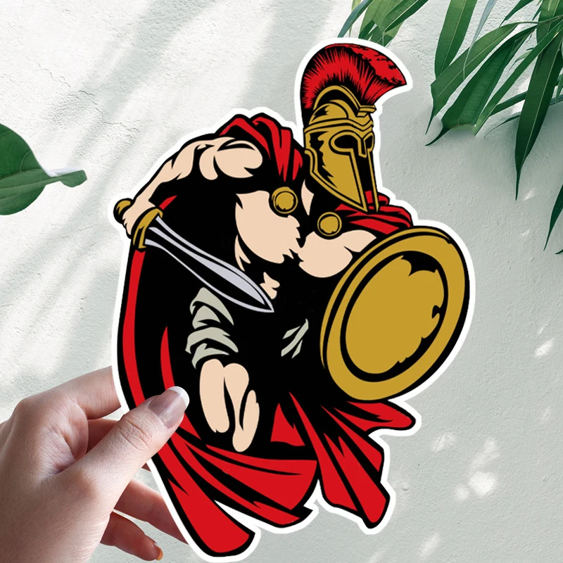 

Cool Helmet Gladiator Sticker Car Motorcycle Vinyl Decal Waterproof Windshield Auto Accessories #S90308