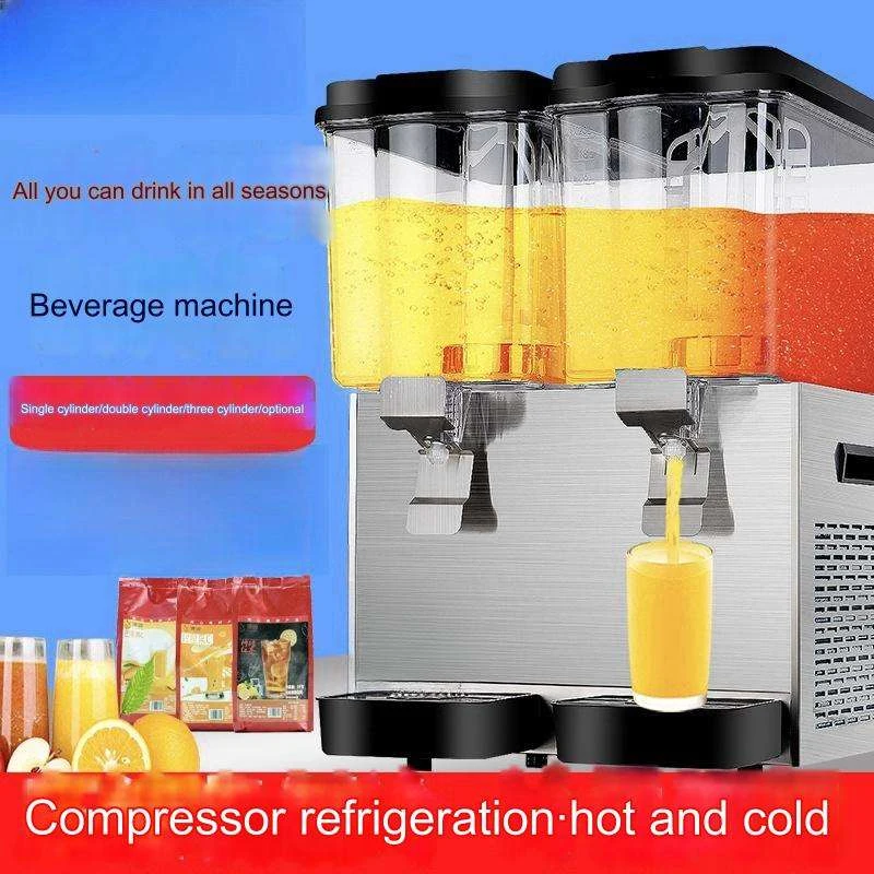 2-Cylinder Juicer Commercial Beverage High-Capacity Self-Service Cold Drink Machine