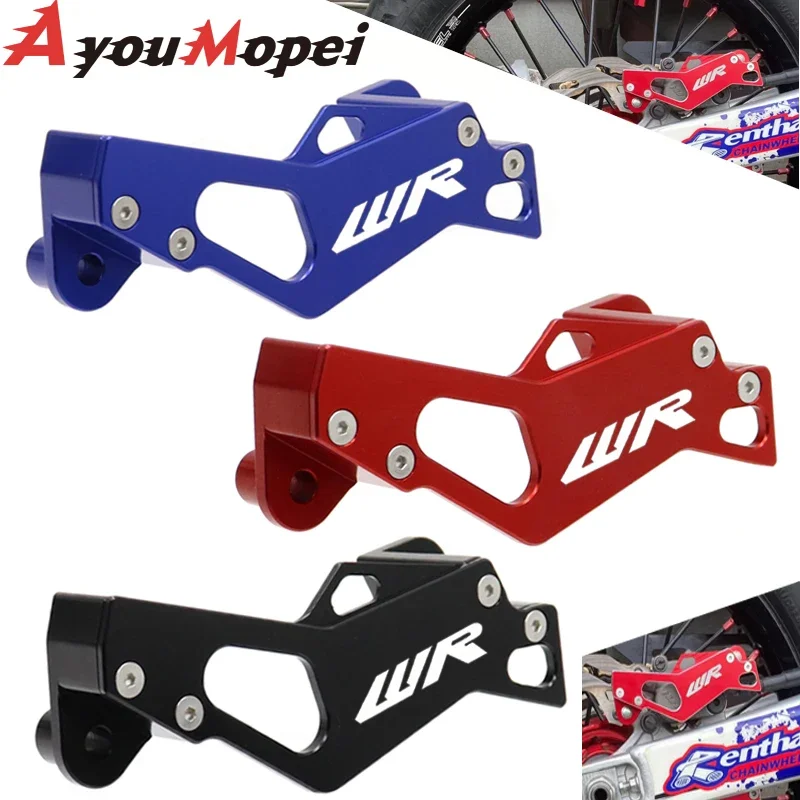 WR LOGO Motorcycle Aluminum Rear Brake Caliper Guard Protect Protector For YAMAHA WR250F WR250R WR250X WR450F 2006-2024