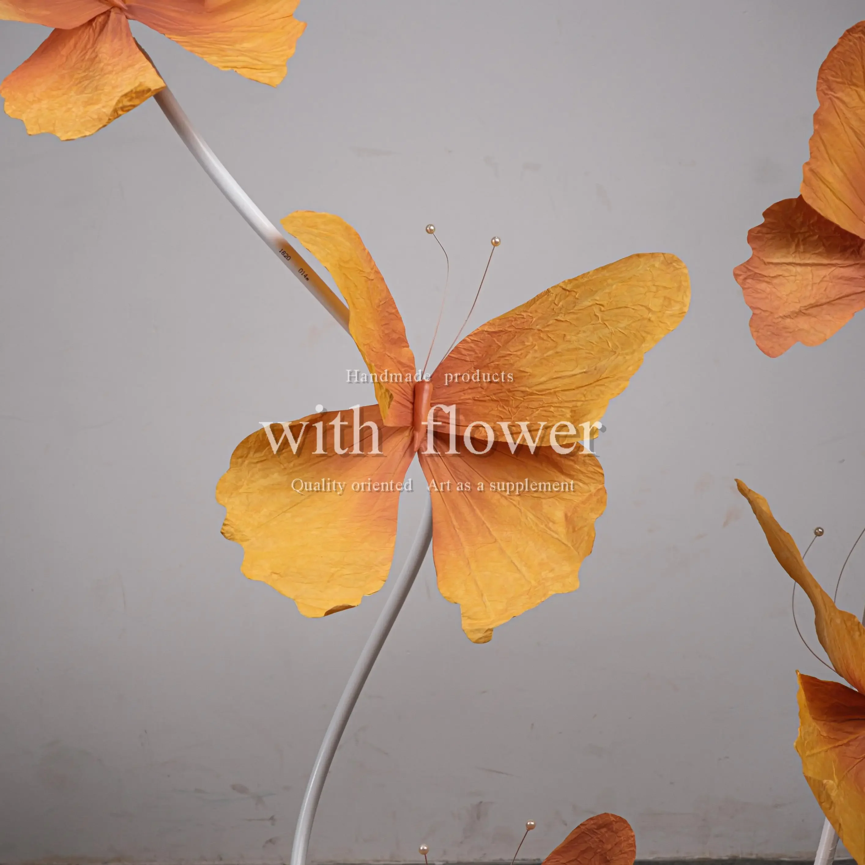 Butterfly flower pleated flower Meichen window ornament scene flower hand kneading paper