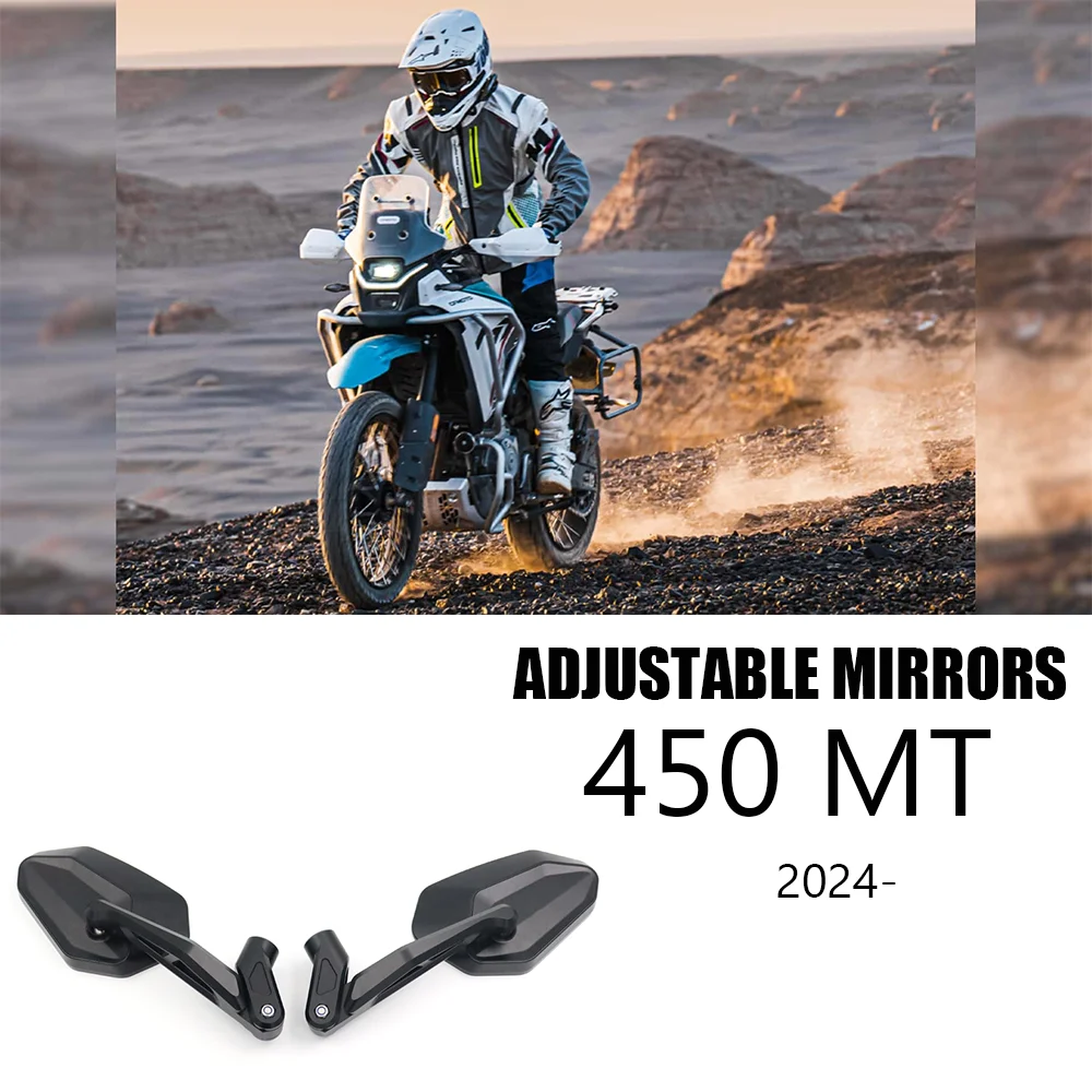 

450 MT Accessories Motorcycle Rearview Adjustable Mirrors for CF-Moto IBEX450 IBEX 450 2024 Great Vision Mirror