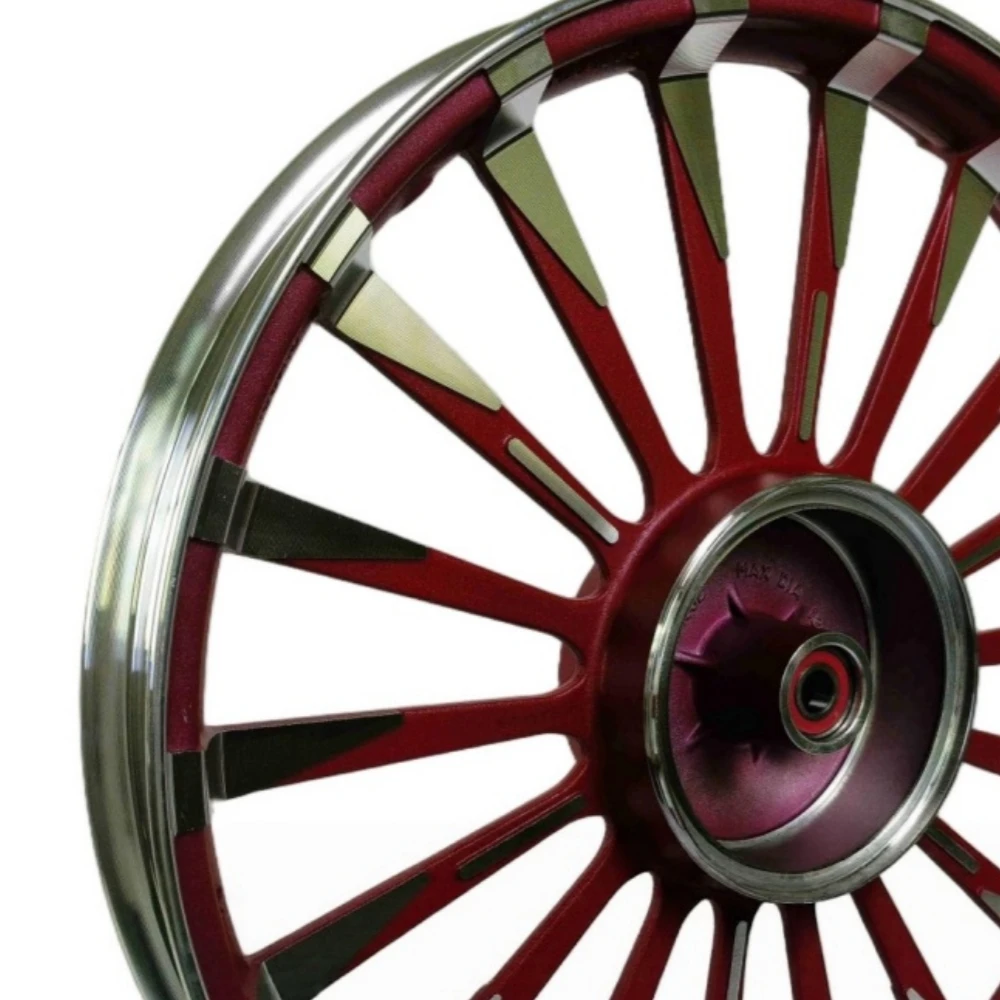 For WUYANG WY125‑A 18 Inch Aluminum Alloy Wheel Rim High‑Quality Anti‑Rust Practical Retro Motorcycle Replacement Spare Parts