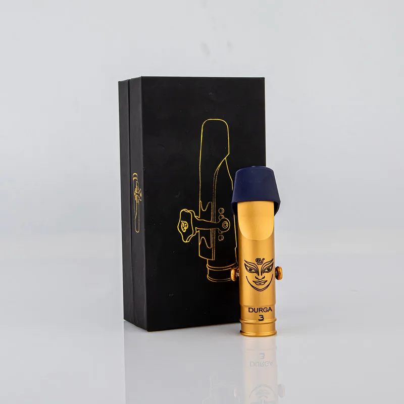 High Quality Professional Tenor Soprano Alto Saxophone Metal Mouthpiece Gold Plated Pieces Accessories Size 56789