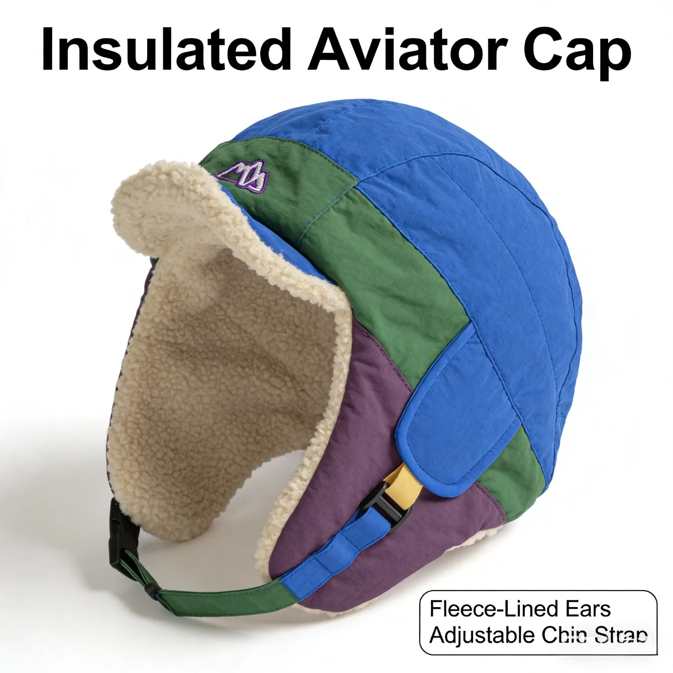 

Утепленная быстросохнущая лыжная шапка для активного отдыха с защитой ушей и подкладкой из овечьей шерсти, в стиле пилотской кепки