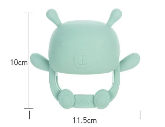 Baby Teething Mittens - Soothe Teething Pain & Discomfort |  Food Grade Silicone | Chew-Resistant Gloves for Infants