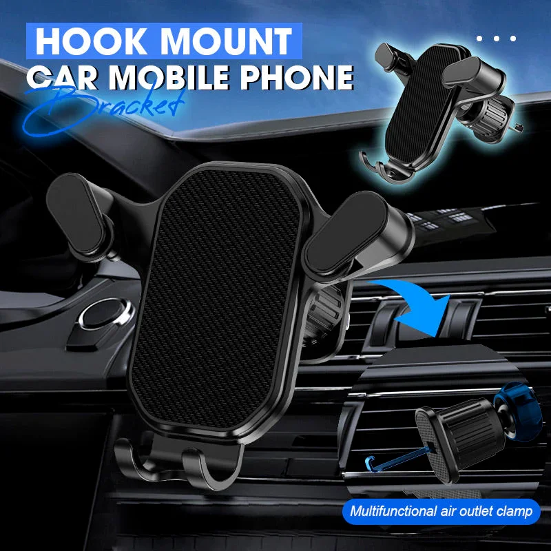 

ABS Universal Car Holder Mount Stand Bracket Air Vent Mobile Phone Clip Cradle Hook Interior Accessories