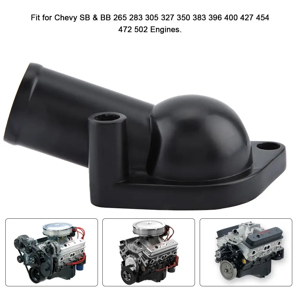 

Корпус термостата с черной водяной шеей 15. ° Для двигателей SB & BB 265 283 305 327