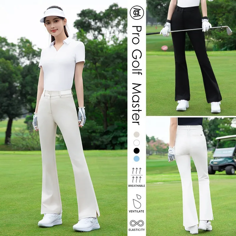 

2025 Golf Women's Pants Horn Pants Women's Ball Pants Spring/Summer Women's Clothing Sportswear Pants KUZ206