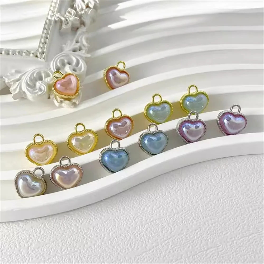 

Простой корейский стиль, модный кулон в форме сердца с обернутым краем, ожерелье ручной работы, браслет, кулон, материал, аксессуары