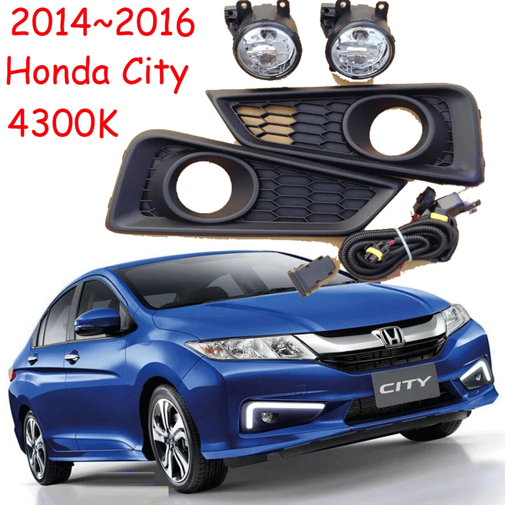 

2014~2016 City fog light,2pcs/set,City halogen light,4300K,Free ship!City headlight