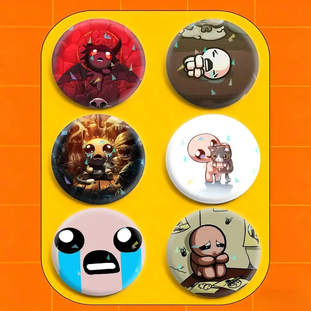 

Game The B-Binding Of Isaac cute 32/44/58mm Handmade Pins Round Brooch Badge Backpacks Clothes Jewelry Gifts