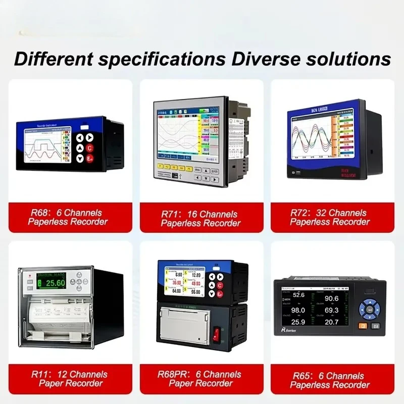 Multi-Channel 1-16 Universal Input Paperless Data Logger OEM 7