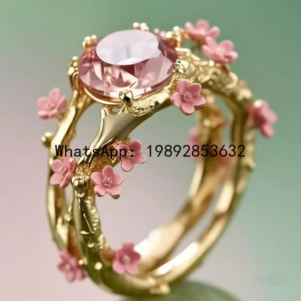 

Small fresh ring small flower fashionstylishins style women's ring ring