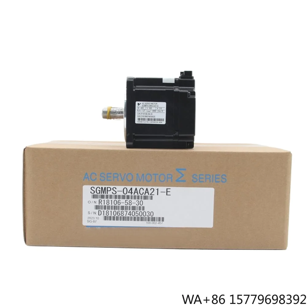 SGMPS-04ACA21-E Sigma-V 400W AC Servo Motor 3000rpm 1.27Nm 17-bit Encoder IP55 Medium Inertia Flat Type