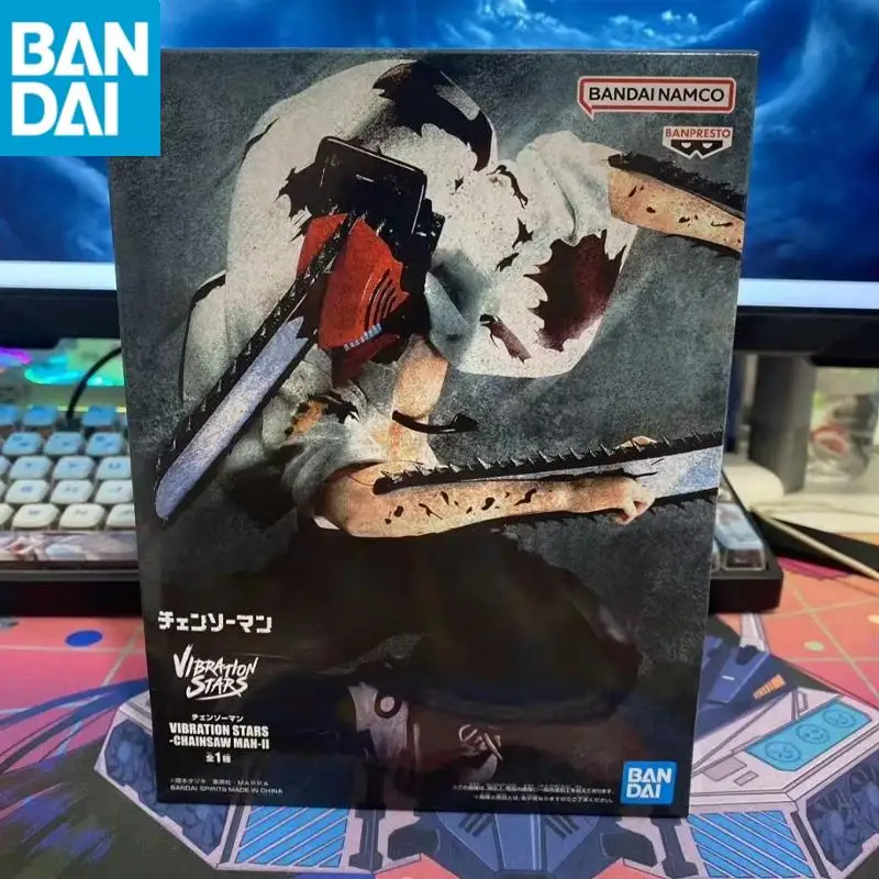 

Подлинная Bandai Namco Banpresto, бензопила Man-II, вибрационные звезды Denji, ПВХ, оригинальная фигурка BANPRESTO, модель коллекционера, игрушки, подарки