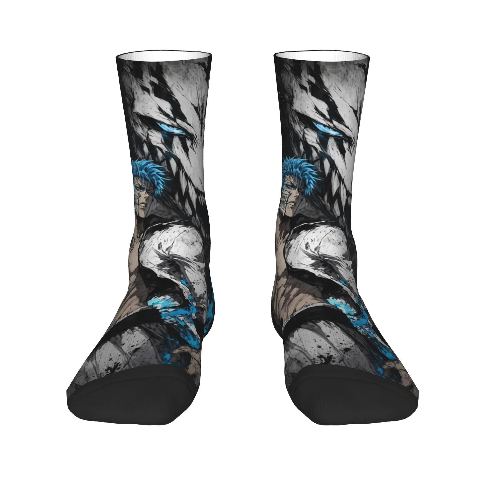 Men Socks Bleach Ichigo  Stockings Non Slip Soft Breathable Socks Autumn Funny Pattern Running Socks