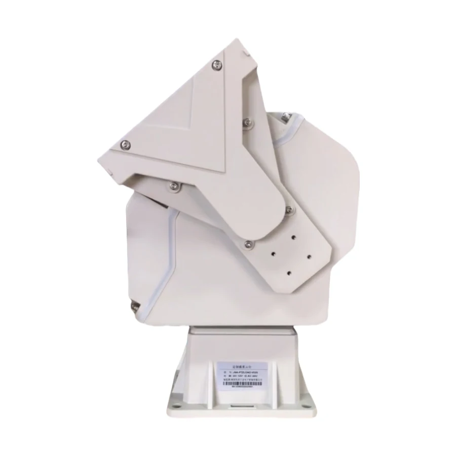 15~20Kg medium-duty pan tilt head,RS485 interface, worm gear transmission,support Pelco PTZ protocol and power-off self-locking