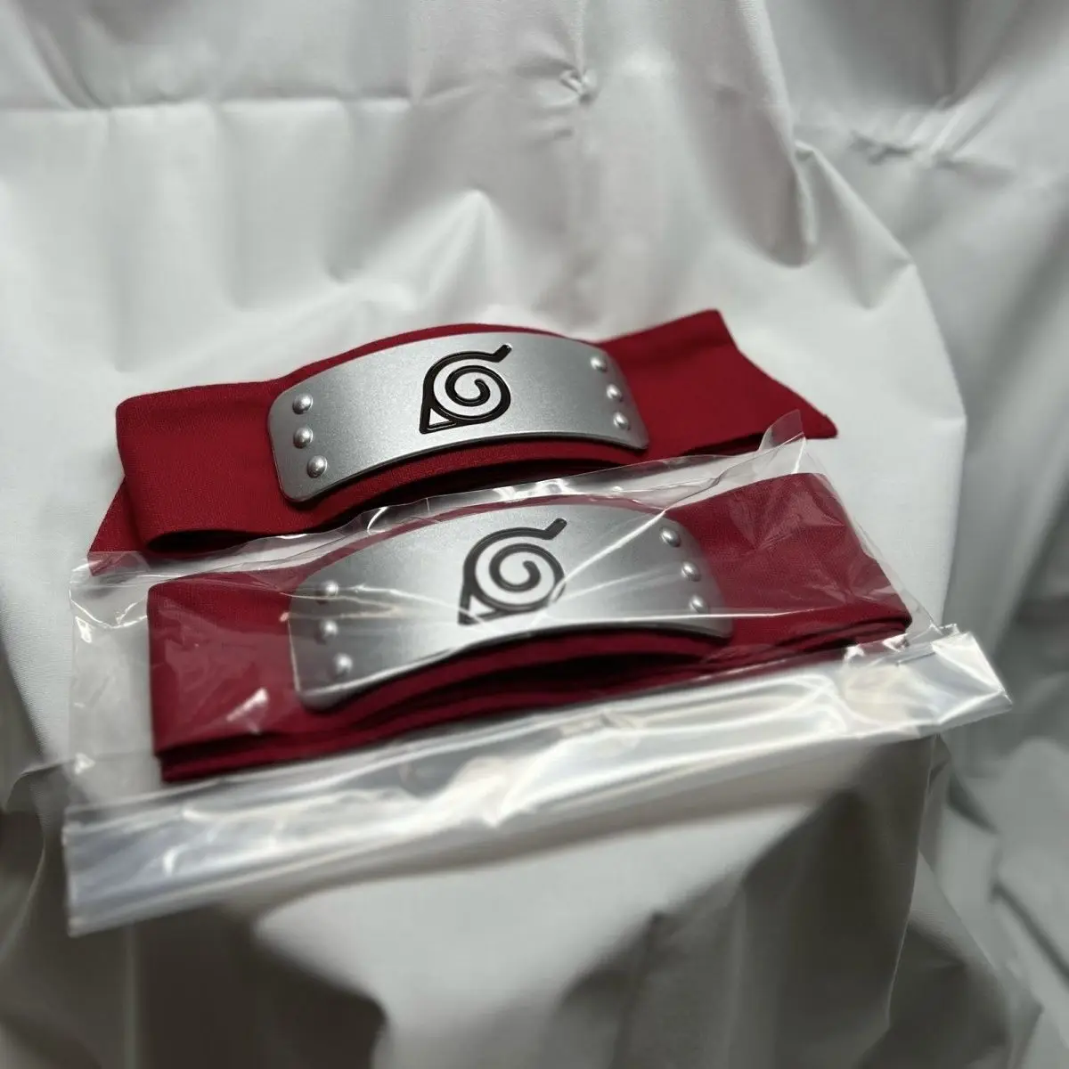 Anime Naruto Konoha Stirnband Cosplay Stirnschutz Verstellbares Stoff-Stirnband Halloween Party Kostüm Zubehör Geschenk – Detail 2