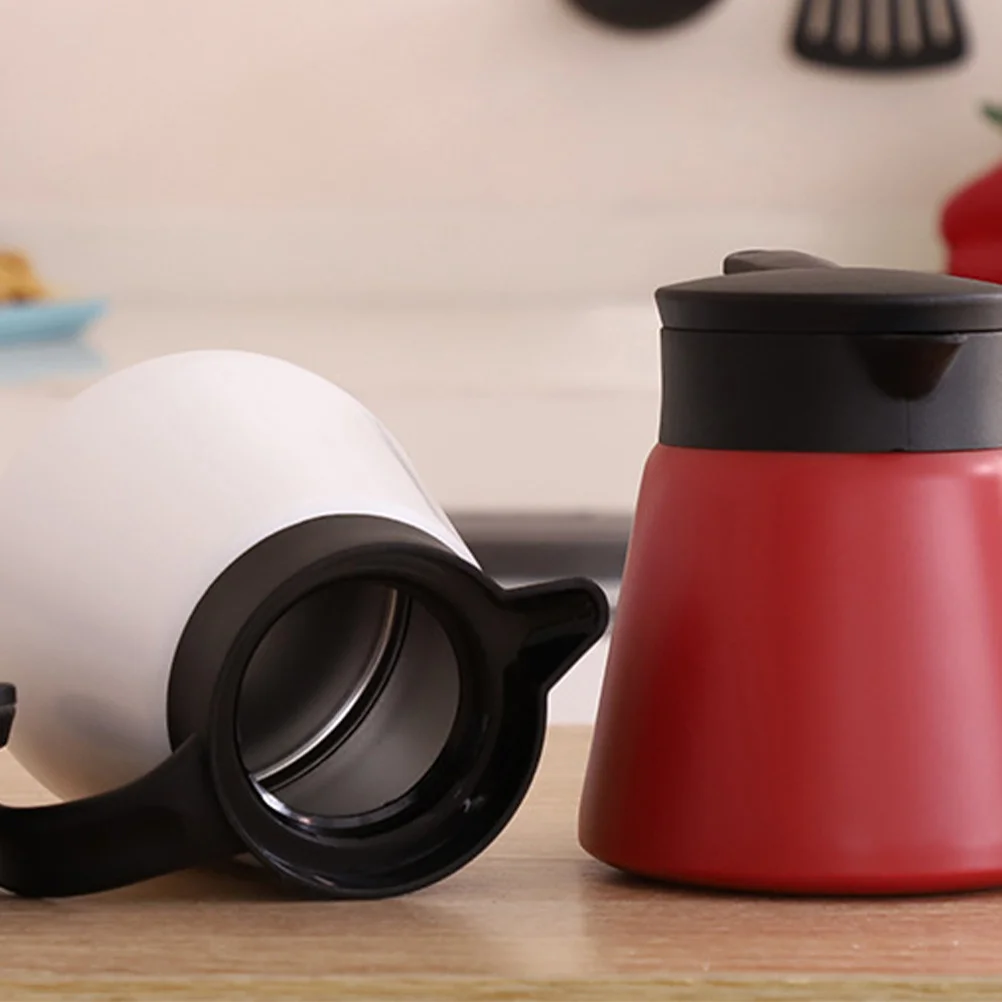 

Thermal Jug Double Walled Bottle Insulated Water Kettle Glass Vacuum Stainless Steel