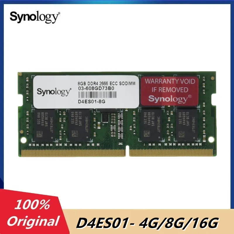 정품 Synology D4ES01-4G/8G/16G DDR4 ECC 언버퍼드 SODIMM SO-DIMM