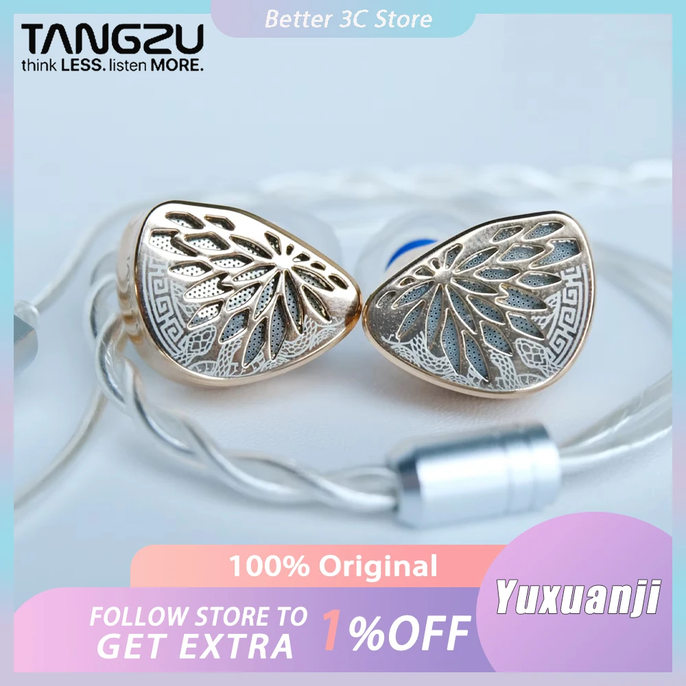 

TANGZU Yuxuanji Wired Earphones In Ear 3.5/4.4mm Type-C HiFi Earphone Lightweight Single Motion Coil Gamer Accessories Custom