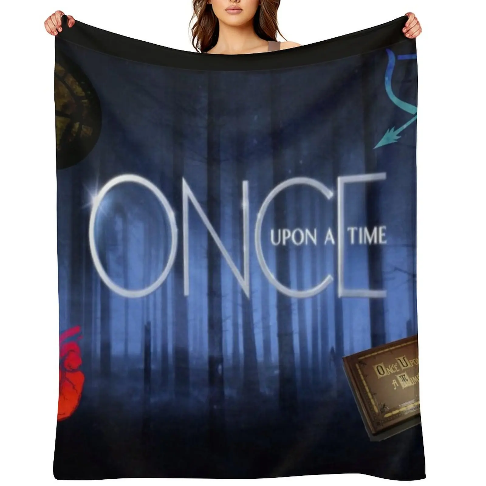 

ONCE UPON A TIME Throw Blanket Hair Furry Decorative Sofas Furrys Blankets