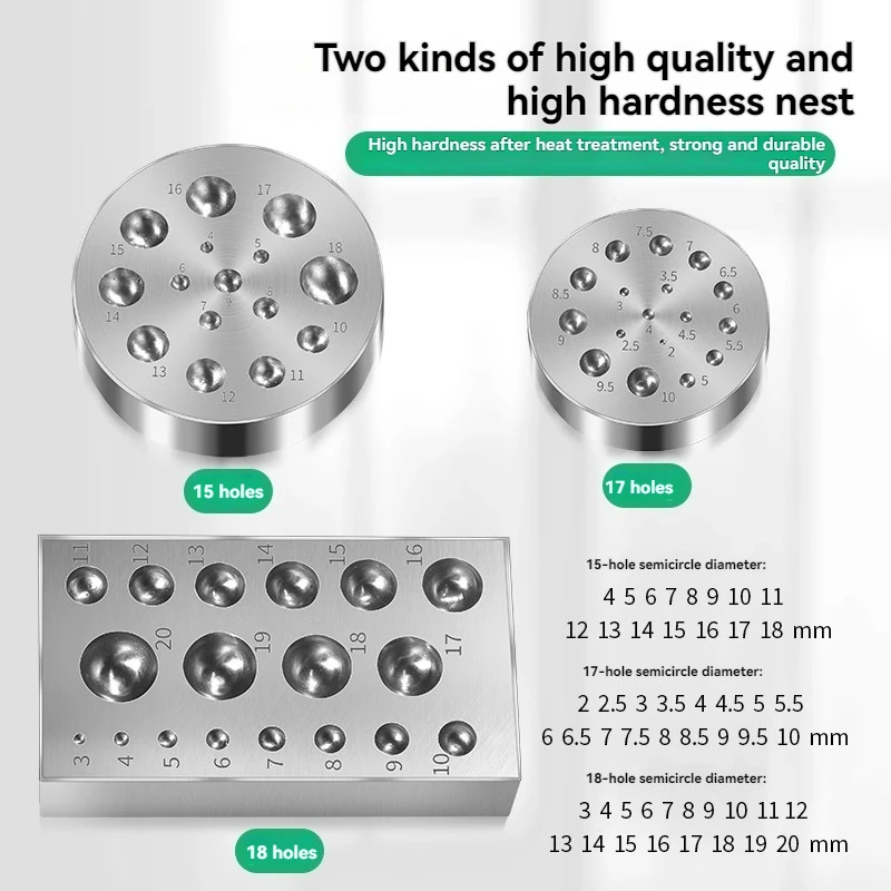 

Steel Molds And Jewelry Processing Tools For Gold And Silver, A Tool Set Used For Stamping Mold Bases, Gold And Silver Rings,etc