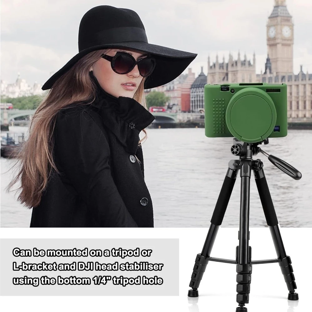 

Protector Soft Cover Protection Case, For Sony RX100 VII RX100M7 Camera Bag , Accessory Silicone Cover + free tempered film