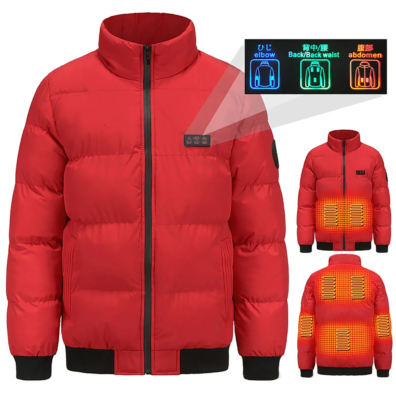 

2025.New Men's Winter Heating Jacket Smart Heating Jacket Does Not Include Batteries Jackets man