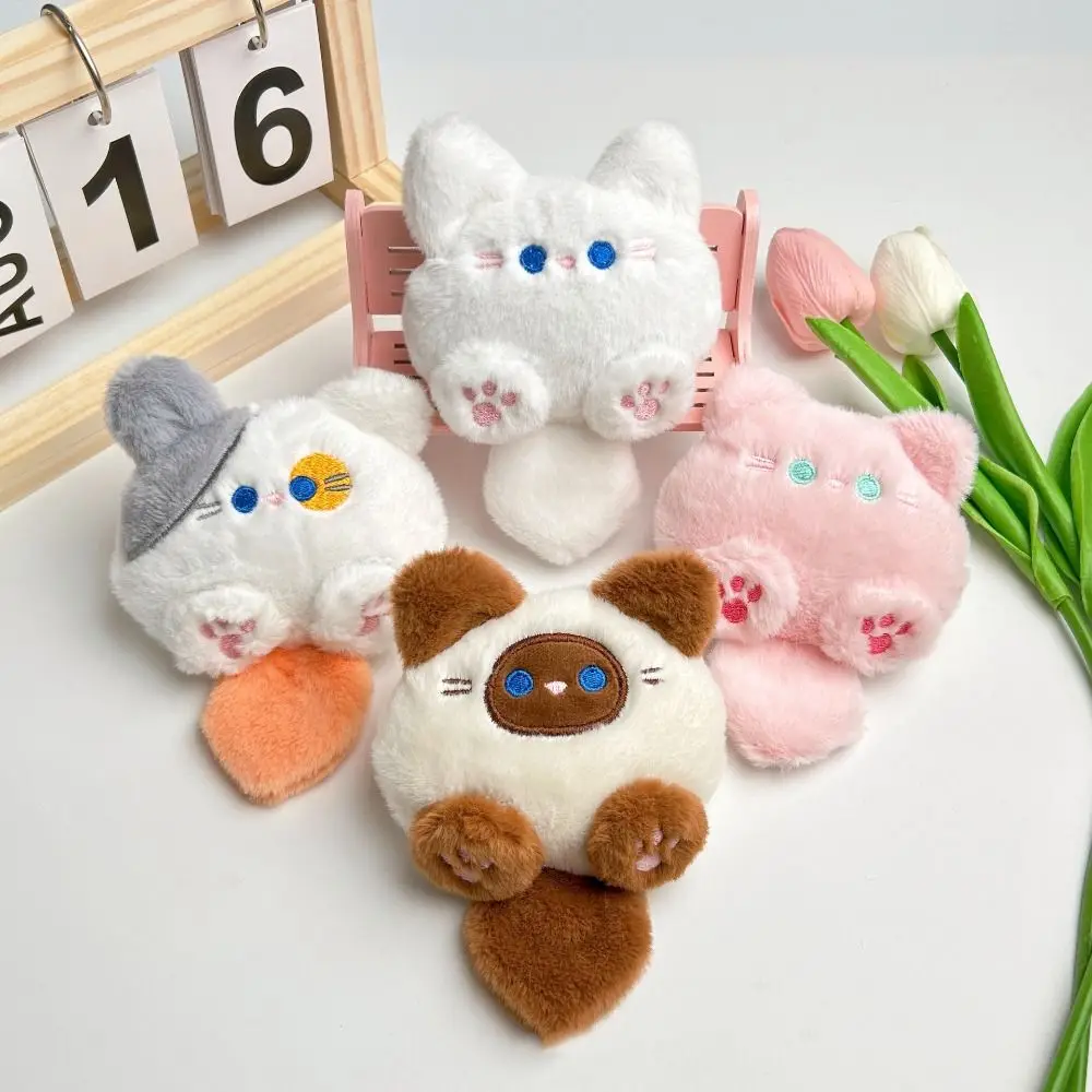 

Нежный плюшевый брелок с котом, скрипящий корейский стиль, мультяшная плюшевая игрушка, полипропилен, хлопок, милая сумка с героями мультфильмов, кулон, Рождественский подарок