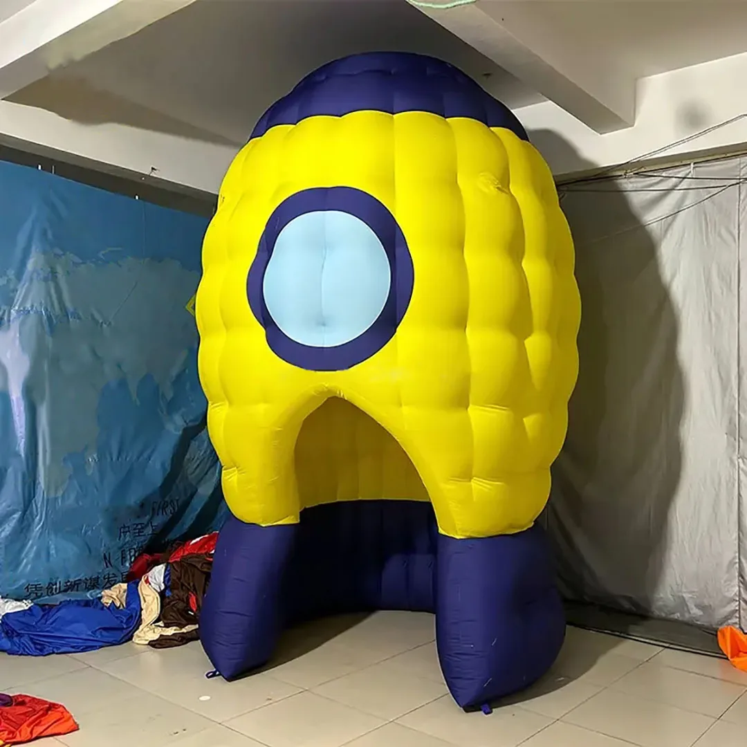 Giant Inflatable Dome House Air Blow Blimp-Shape Tent 3D Creative Outdoor Decoration Props for Event Advertising