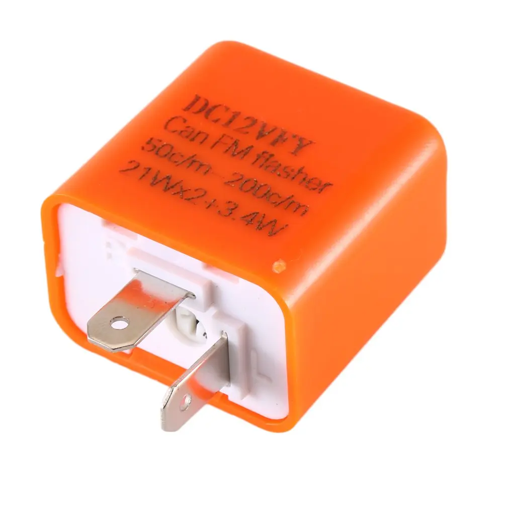 12V 2 Pin Motorrad Blinker Einstellbare LED Blinker Blinker Anzeige High Power Hyper Blinkt Durable Licht-Relais
