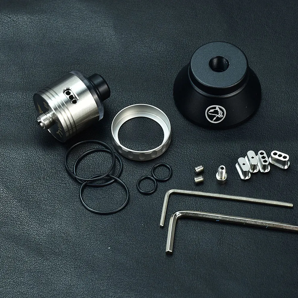 Skyfall Style RDA 316ss Atomizador de goteo reconstruible de bobina única de 22 mm de diámetro con Pin BF RDA Armor S ring vs aston 22 mm rda