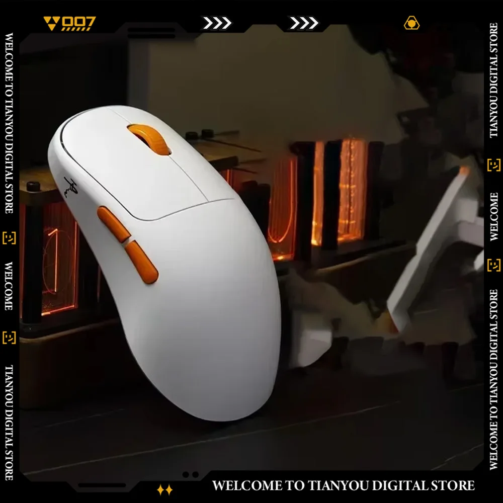 WAIZOWL OGM Cloud Paw3395 Sensor Wireless Bluetooth Gaming Mouse Wired 3-mode Ultralight Christmas GiftMouse E-sports Ergonomics