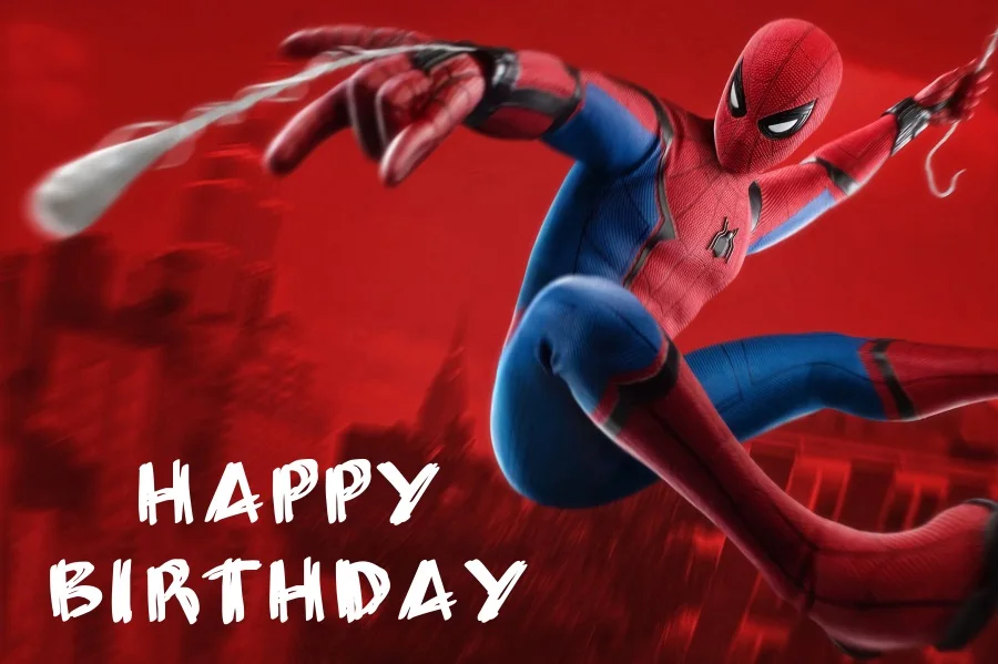 Tema de Spiderman, decoraciones para fiesta de cumpleaños de bebés, fondos de fotografía de vinilo, fondo de fiesta para estudio fotográfico
