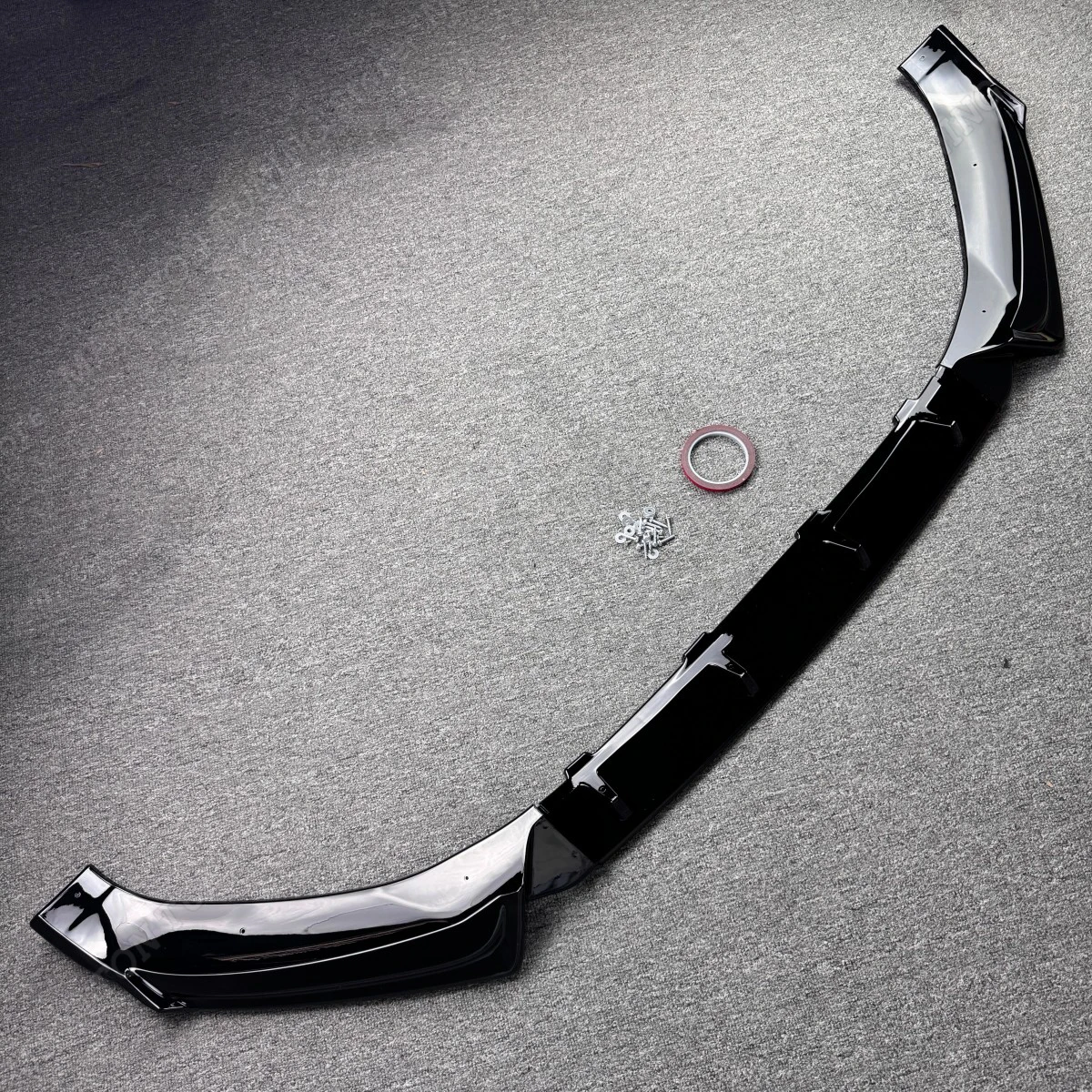 3 Stuks Voorbumper Diffuser Lip Spoiler Voor AUDI Q5 SQ5 FY Sline 2018 2019 2020 Front Splitter Auto accessoires Gloss Black Abs - afbeelding 1