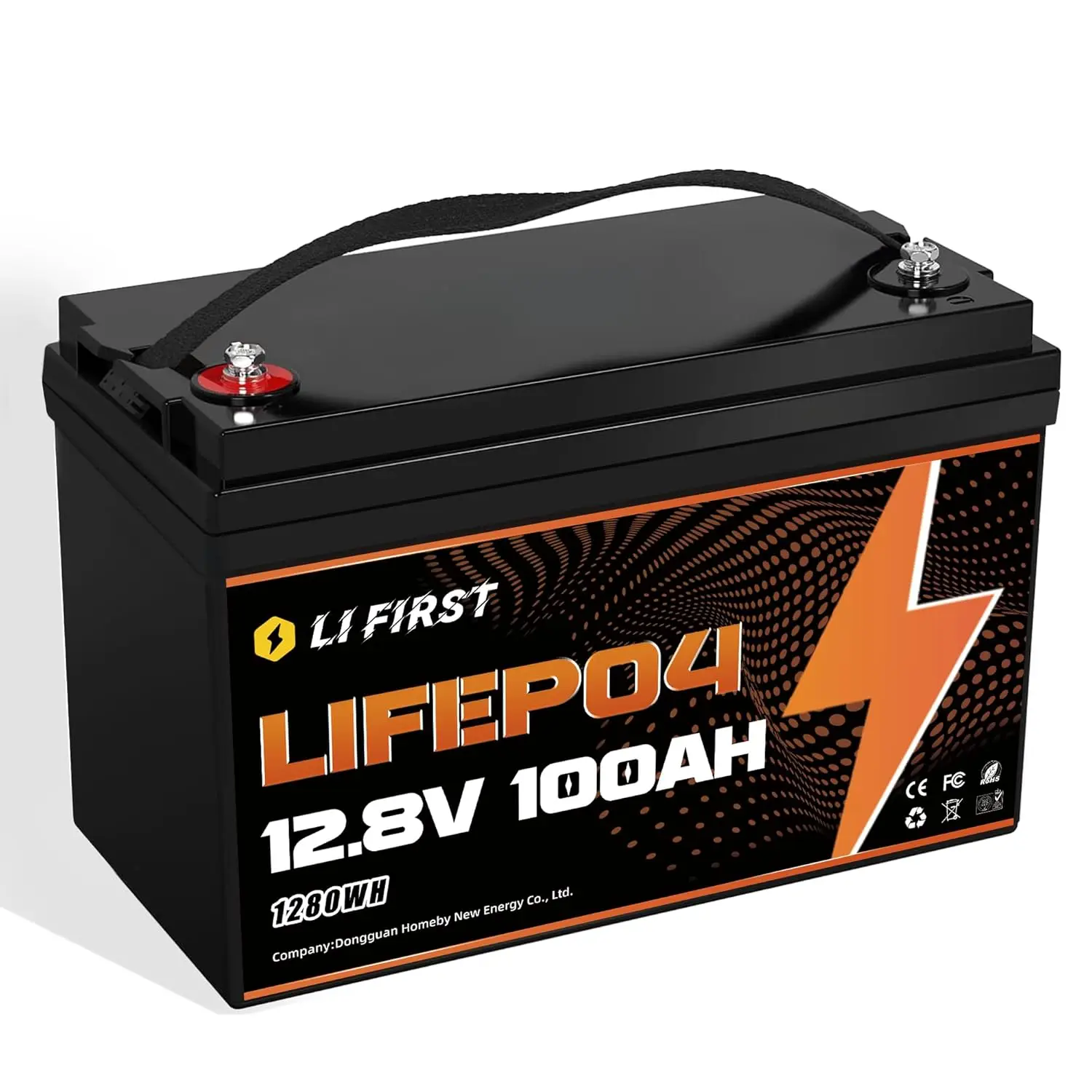 

12V 100Ah LiFePO4 Lithium Battery Group 31,Upgraded 100A BMS,1.28kWh Up to 15000 Deep Cycles,Automotive Battery 10, Customized
