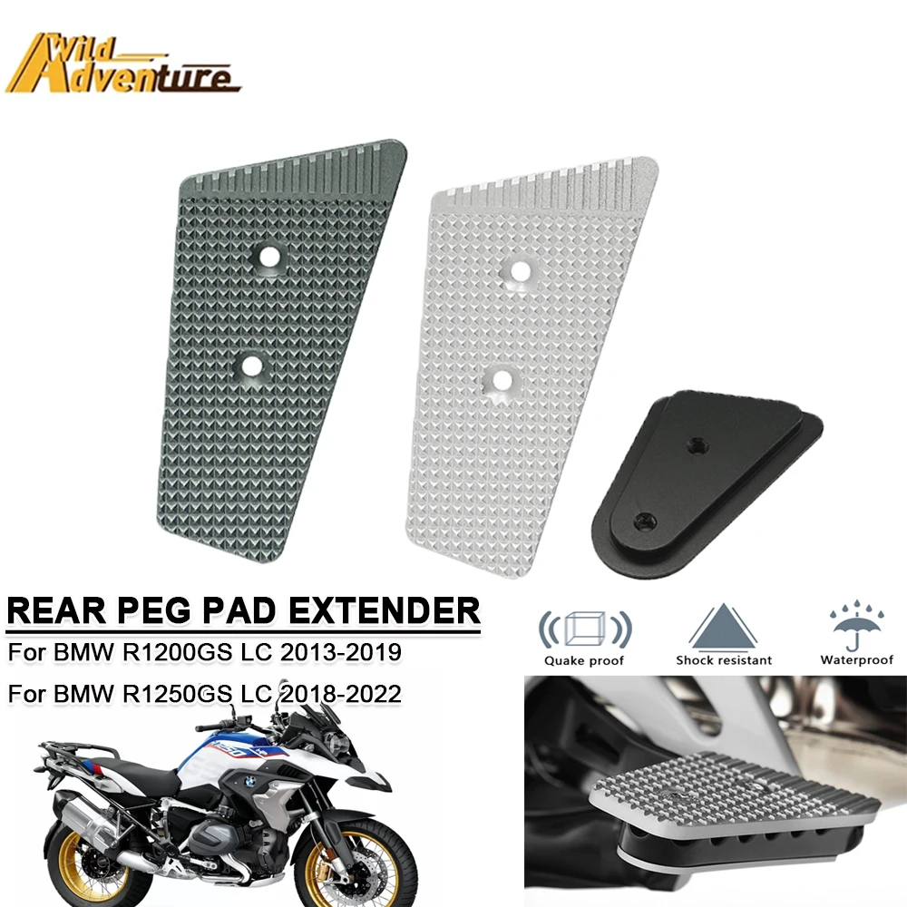 

For BMW R1250GS R1200GS R 1200 1250 GS R1250 LC 2013-2022 Motorcycle Brake lever Pedal Enlarge Extension Rear Peg Pad Extender