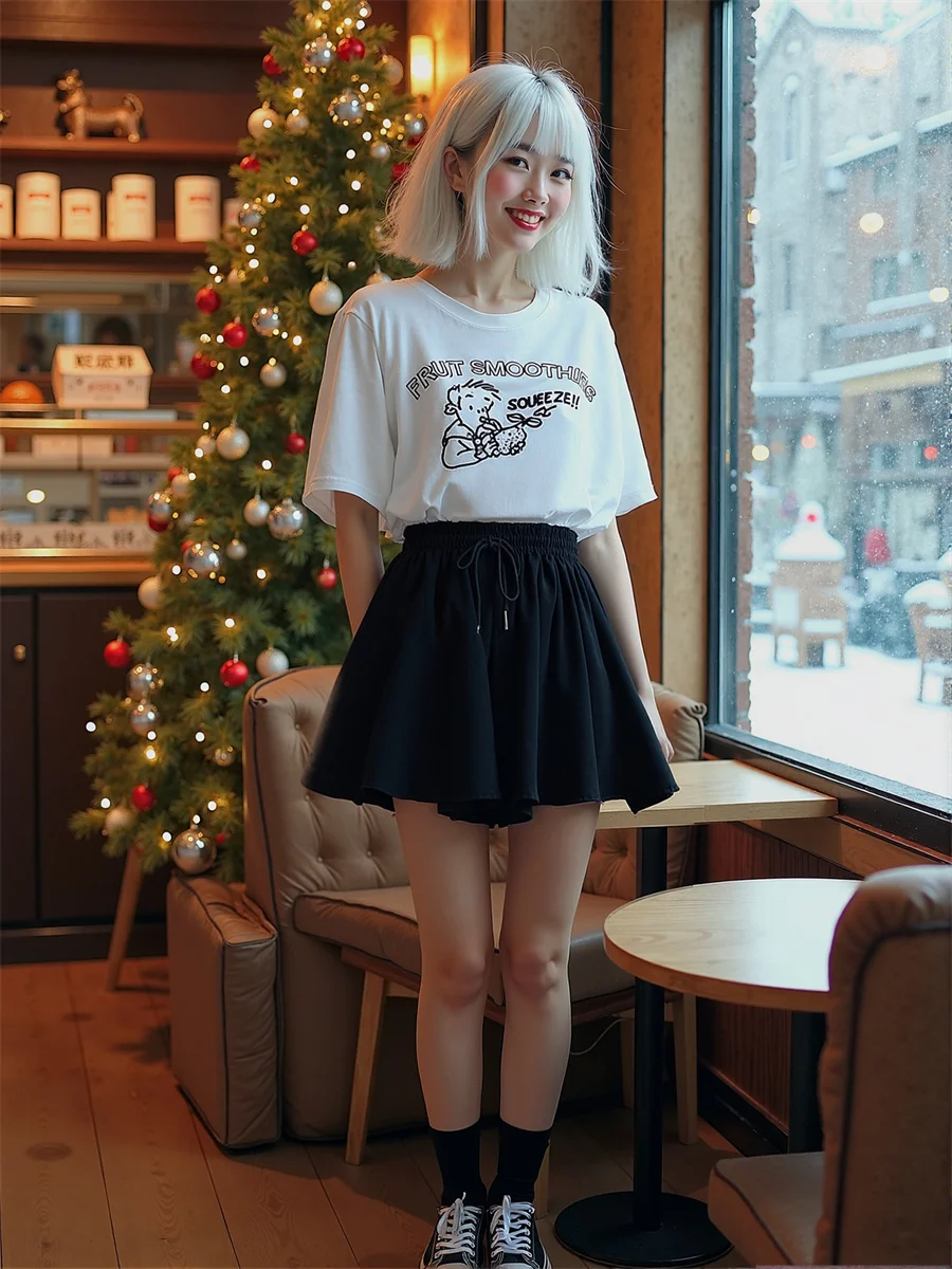 

Свободные шорты с высокой талией на шнурке, элегантная женская одежда, осенняя винтажная одежда со средней посадкой для покупок, городская леди, ретро, шикарная, стильная