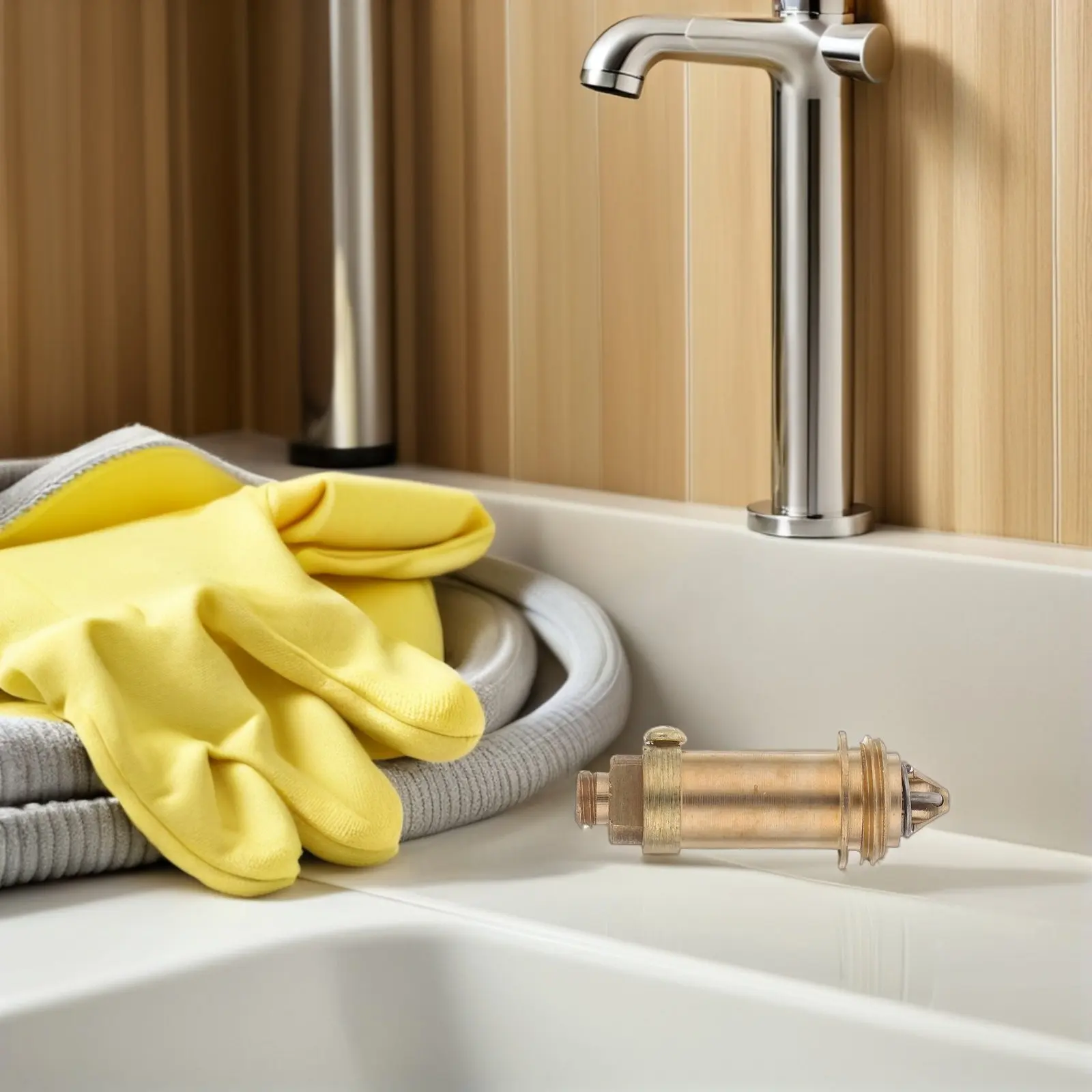 

5Pcs Basin Sink Clicker Copper Pop Up Drain Plug Core M16x1.5 Replacement for Bathroom Kitchen Washbasin Bounce Core Easy