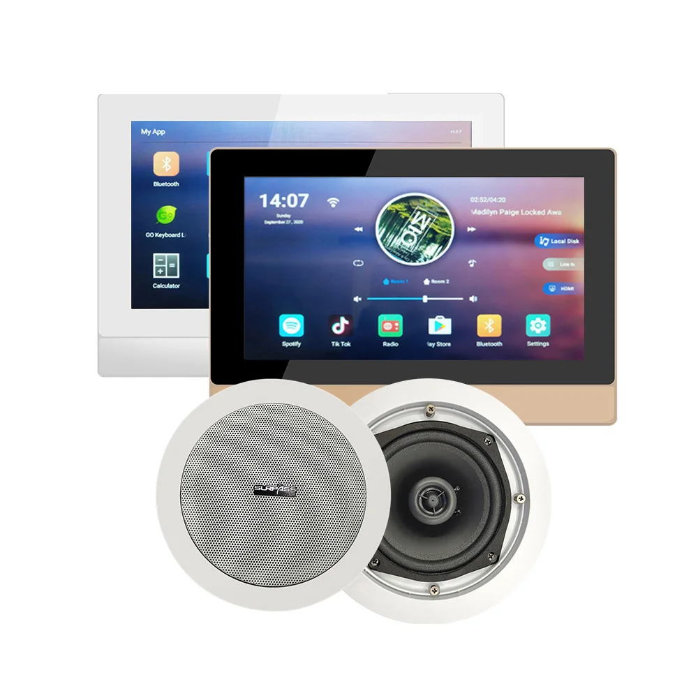 Wall WiFi Android Amplifier Kit Multi-room Controllers And Wireless Control Home Music System